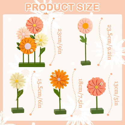SUNBEAUTY 4PCS Honey Bee Honeycomb Centerpieces Decorations Yellow Bee Honeycomb Table Centerpieces with Sunflower Stickers for Baby Shower Birthday Gender Reveal Birthday Decoration