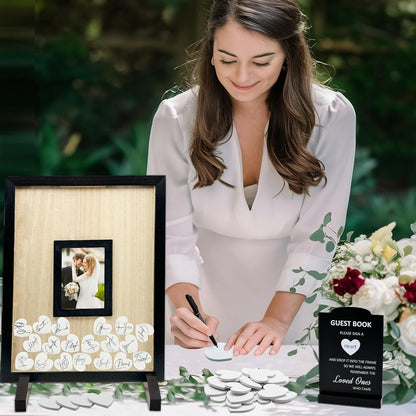 Wedding Guest Book Alternative,For Wedding Guest Bookwedding,Wedding Guest Bookwedding,wooden for wedding guest book,uest Book Alternative,Registry Wedding Registry, Funeral, Memories, Black