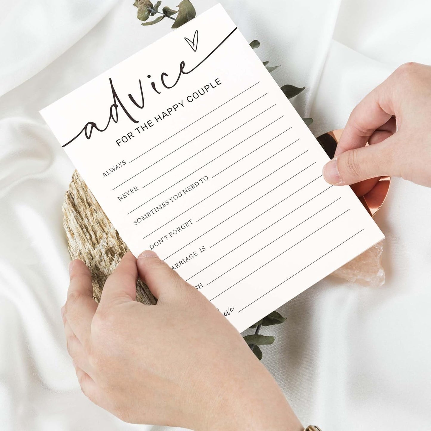 Bridal Shower Bingo, What Will The Bride to Be Receive, 25Pcs Bridal Bingo Game Cards, Engagement Party Games for Guests, Minimalist White Wedding Party Supplies - A18