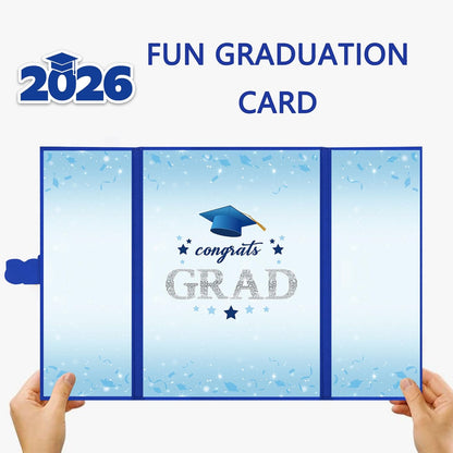 Vlipoeasn 2026 Graduation Guest Book Alternative, Black Gold Class of 2026 Graduation Party Decorations, Graduation Signature Book for 2026 College High School, Unique Graduation Gifts for Friends