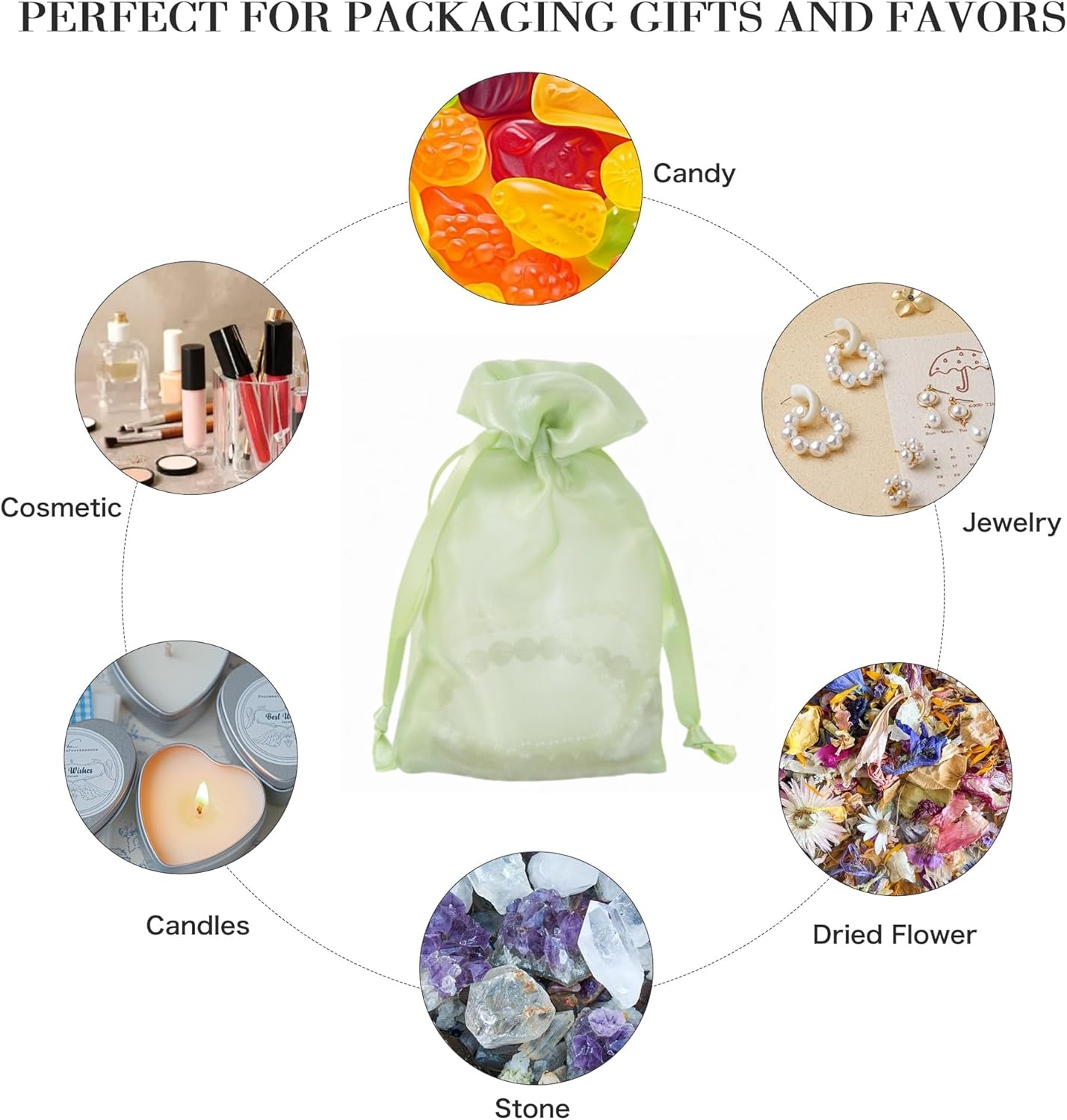 QIANF 20 Pcs Peacock Blue Small Organza Bags 3X4 inch for Wedding Favors with Drawstring, Mini Mesh Gift Bags Jewelry Pouch for Candy Bridal Shower Party Favor Baby Shower Christmas