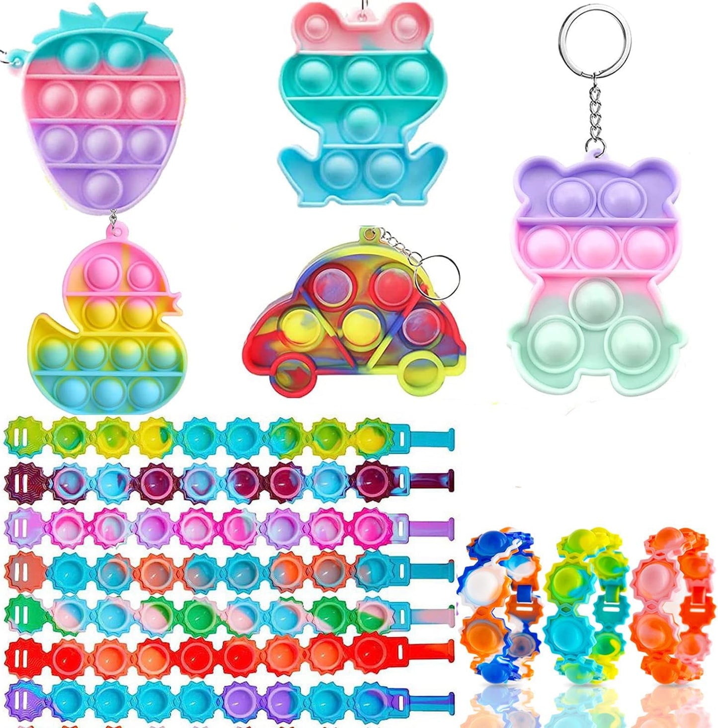 126 Pcs Party Favors for Kids 4-8-12,Easter Egg Fillers,Treasure Box Toys for Classroom Prizes,Pinata Filler,Goodie Bag Stuffers,Treasure Chest Carnival Prizes,Easter Basket Stuffers