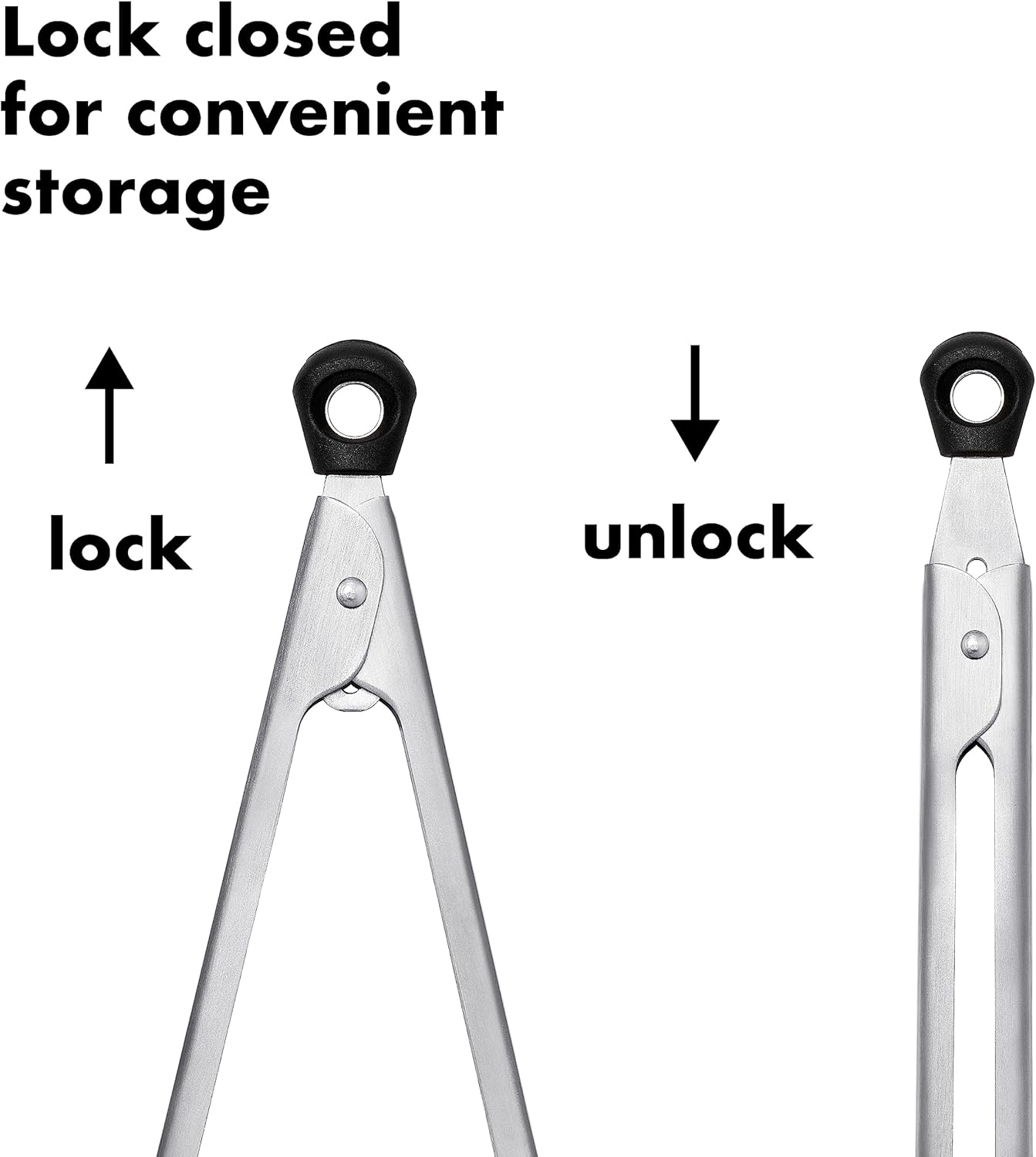 OXO Good Grips 7-Inch Mini Tongs, Stainless Steel