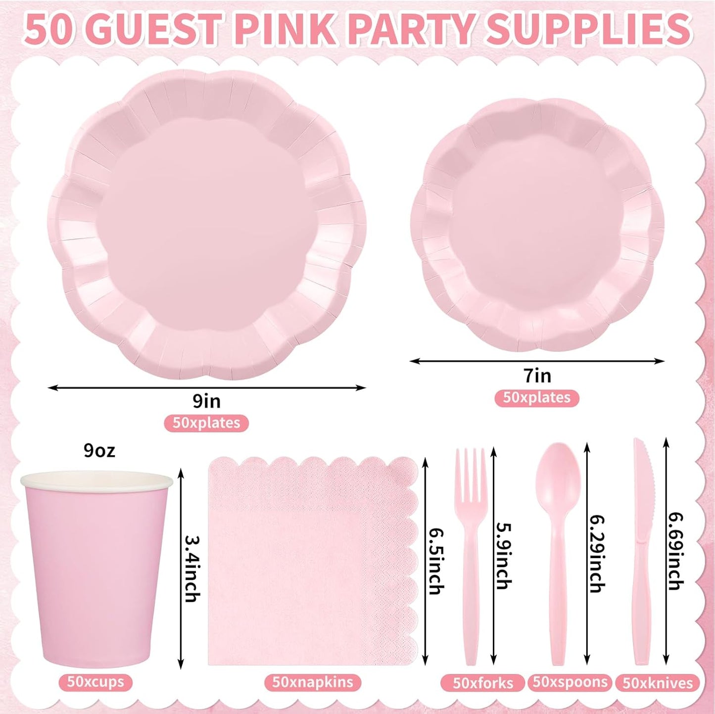NatNarr 175 Pcs Sage Green Plates and Napkins Set, 25 Guest Sage Green Party Supplies Include Scalloped Paper Plate Napkin Cup Forks Knives Disposable Plastic Cutlery for Wedding Baby Shower Birthday