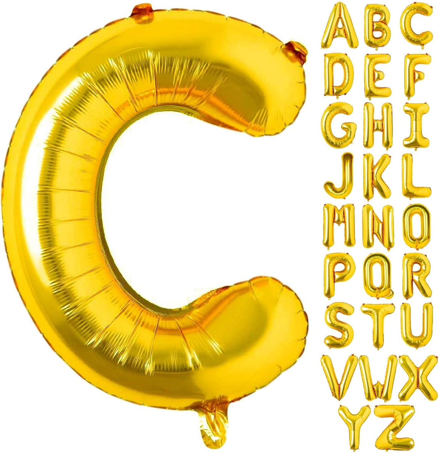 Lovoir 40 Inch Large Gold Letter A Balloons Big Size Jumbo Mylar Foil Helium Balloon for Birthday Party Celebration Decorations Alphabet Gold A