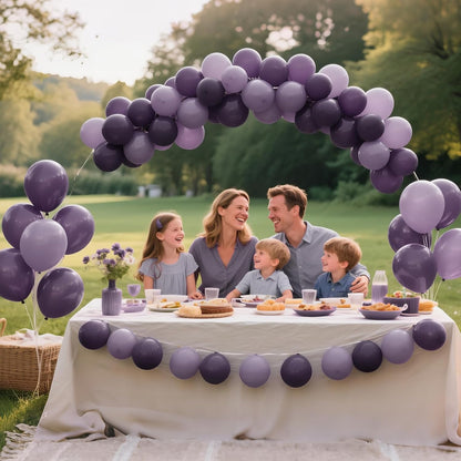 110pcs Black Balloon 12 inch, Black Latex Balloons for Birthday Party Baby Shower Wedding(with 2 Ribbons). - Colors A
