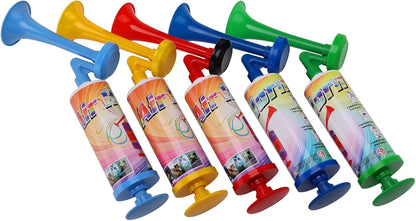 Noise Makers Prank Kit, Set of 2 Mini Air Horns, Loud Sound Non-Toxic Party Horns for Children, Fun Birthday Party Favors and Goodie Bag Fillers for Kids (Mini handheld air horn 2pcs)