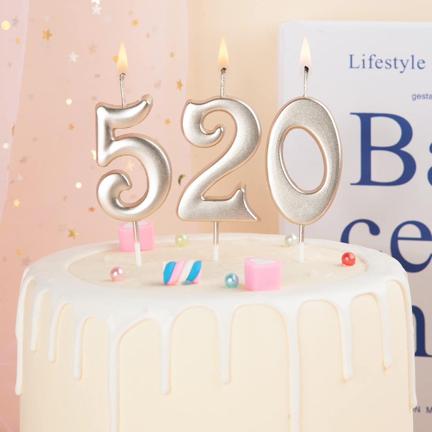 PHD CAKE 10-Count 0-9 Gold Number Birthday Candles, Number One Birthday, Gold Number Candles, Party Celebration, Baby Showers