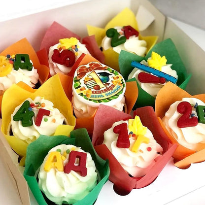 150 Pieces Tulip Cupcake Muffin Liners Paper Baking Cups Greaseproof Cupcake Wrappers for Birthday Wedding Party Baby Showers Catering Restaurants(Pink)