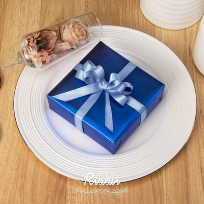 Ribbli Double Faced White Satin Ribbon,3/8” x Continuous 25 Yards,Fabric Ribbon use for Bows Bouquet,Gift Wrapping,Floral Arrangement
