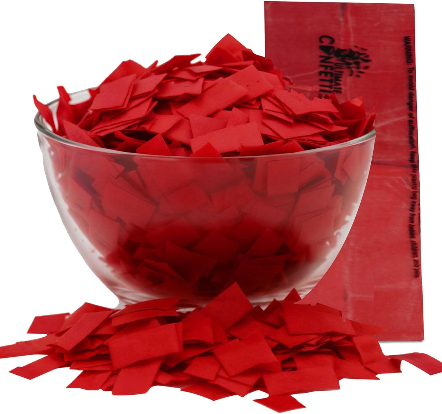 Ultimate Confetti, Multicolor Biodegradable Confetti - Rectangular Fluttering Tissue Paper Confetti for Cannon and Launcher use - Best for Holidays, Birthday, Wedding, and Parties - 1 lb, 16 oz