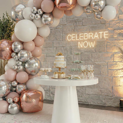 Metallic Gold Round Foil Balloons, 22" Large 4D Sphere Mylar Ball Balloons 6PCS, for Graduation Prom Birthday Wedding Anniversary Disco Party Decorations