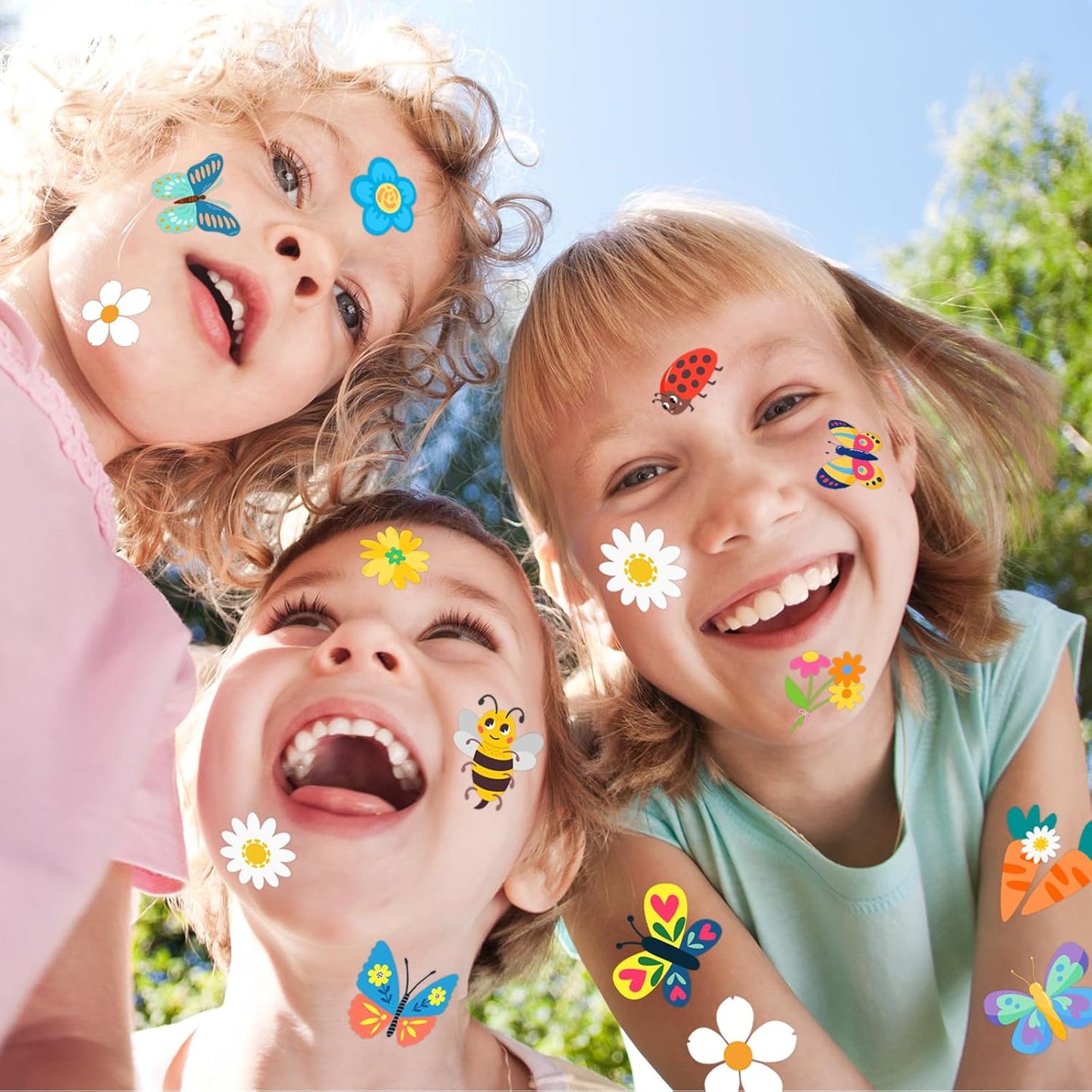 winthrop 240 Pcs Bulk Summer Temporary Tattoos for Kids, Individually Wrapped Safety Waterproof Tattoos, Best Choice for Hawaiian Luau Party Pool Beach Party Favors Classroom Matching Game, 60 Designs