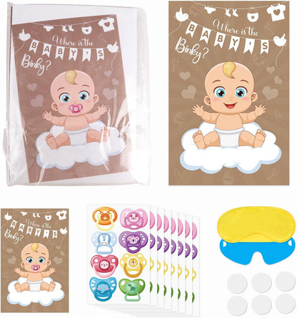 Pin The Crown on The Princess Party Games for Girls Princess Birthday Party with 24 Pcs Crowns, Large Princess Poster for Kids Girls Princess Birthday Party Princess Tea Party Decorations