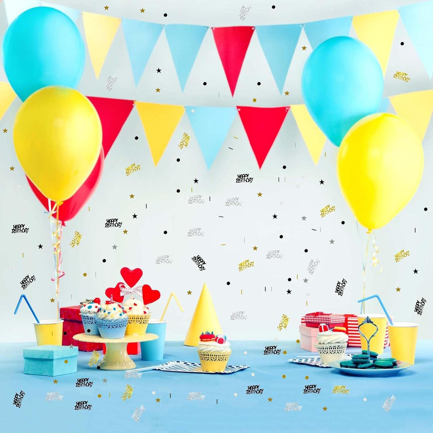 Daisy Confetti Flower Daisy Shape Table Scatters Confetti for Daisy Decorations Wedding Birthday Party Supplies Decorations Flower Party Sets