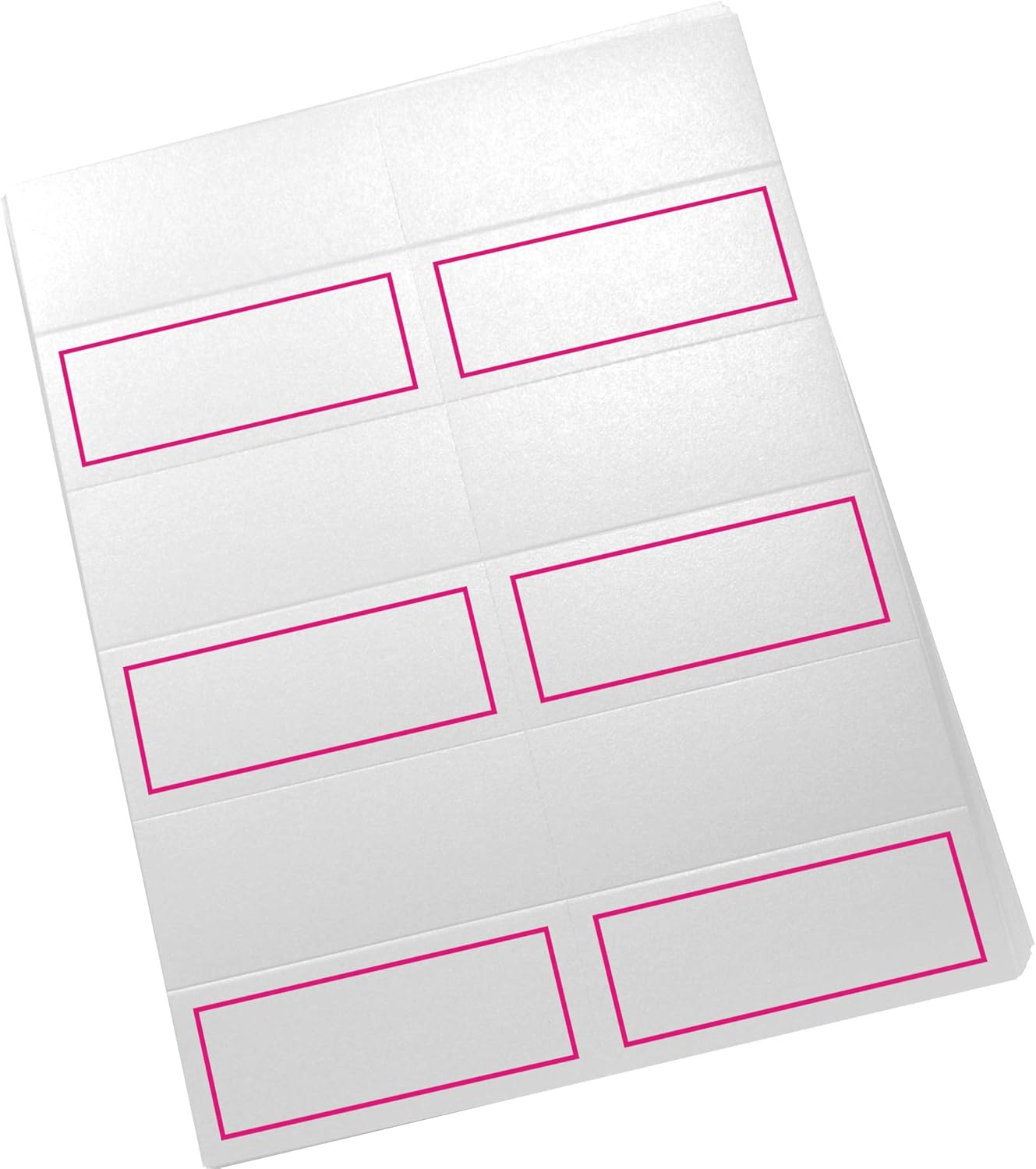 Single Line Border Printable Place Cards, Gold (Choose Color), Set of 60 (10 Sheets), Laser & Inkjet Printers - Wedding, Party, Dinner, and Special Events - Made in the USA