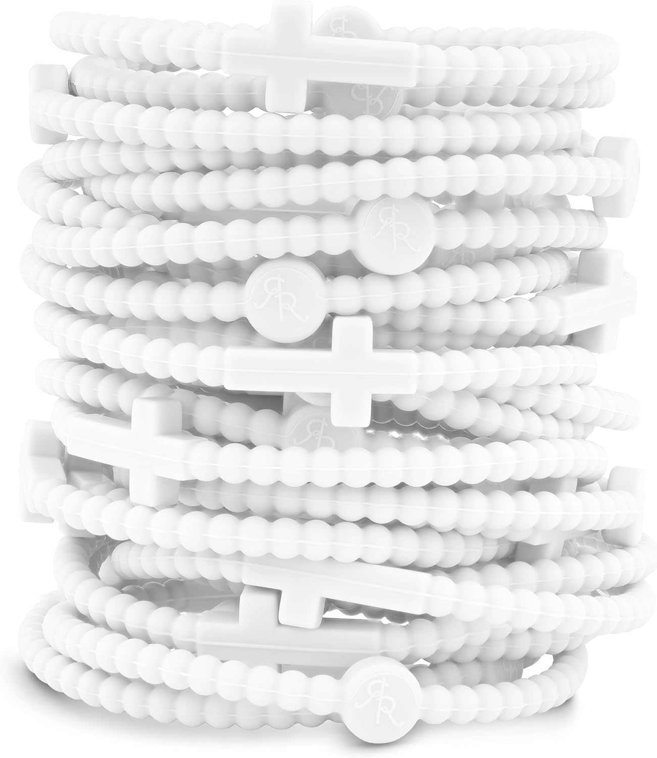Ryan & Rose Jesus Bracelets - Cross Silicone Bracelet