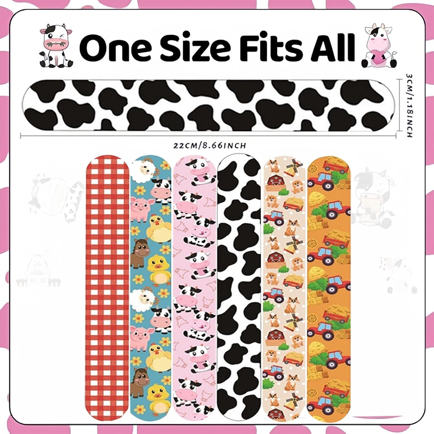 CZWXOXO 74Pcs Dinosaur Theme Party Favors Contain 24 Pcs Slap Bracelets 50Pcs Stickers, Dino Theme Birthday Party Decorations,Classroom Rewards Supplies.