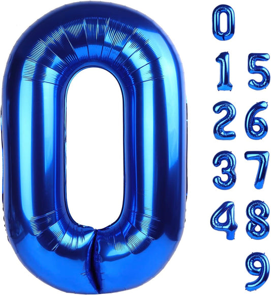 Number Balloons Black 1 Balloon for Birthday Party, One Happy Birthday Decorations, 40 Inch Large One Balloon for 1st Girl Boy Baby Shower 10 11 15 16 18 21 Photo Shoot - Colors B