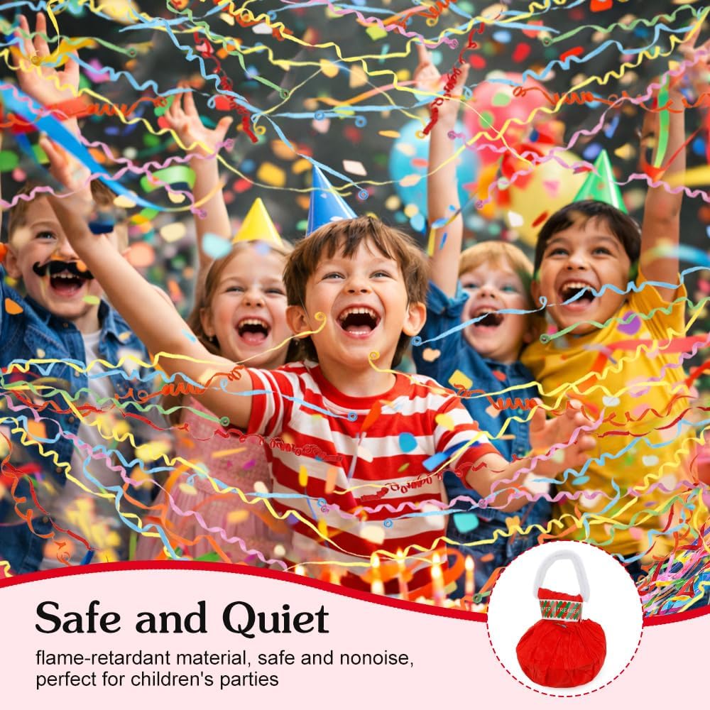 No Mess Streamers,16 Pack Hand Throw Streamers Colorful Party Streamer Poppers No Mess Confetti Poppers Party Poppers for Graduation Birthday Wedding Retirement Celebrations Baby Shower Party Favors