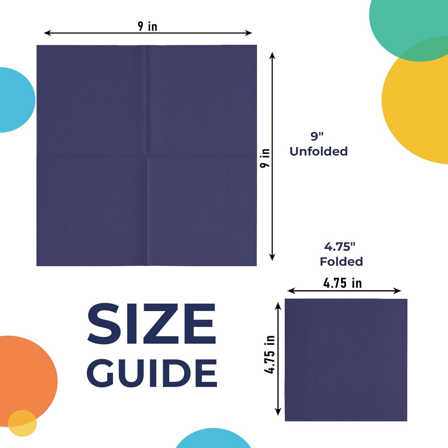Party Solids Purple Paper Napkins Disposable Everyday 50 Pcs 2 Ply Purple Dinner Napkins Paper Everyday For Parties & Party Supplies