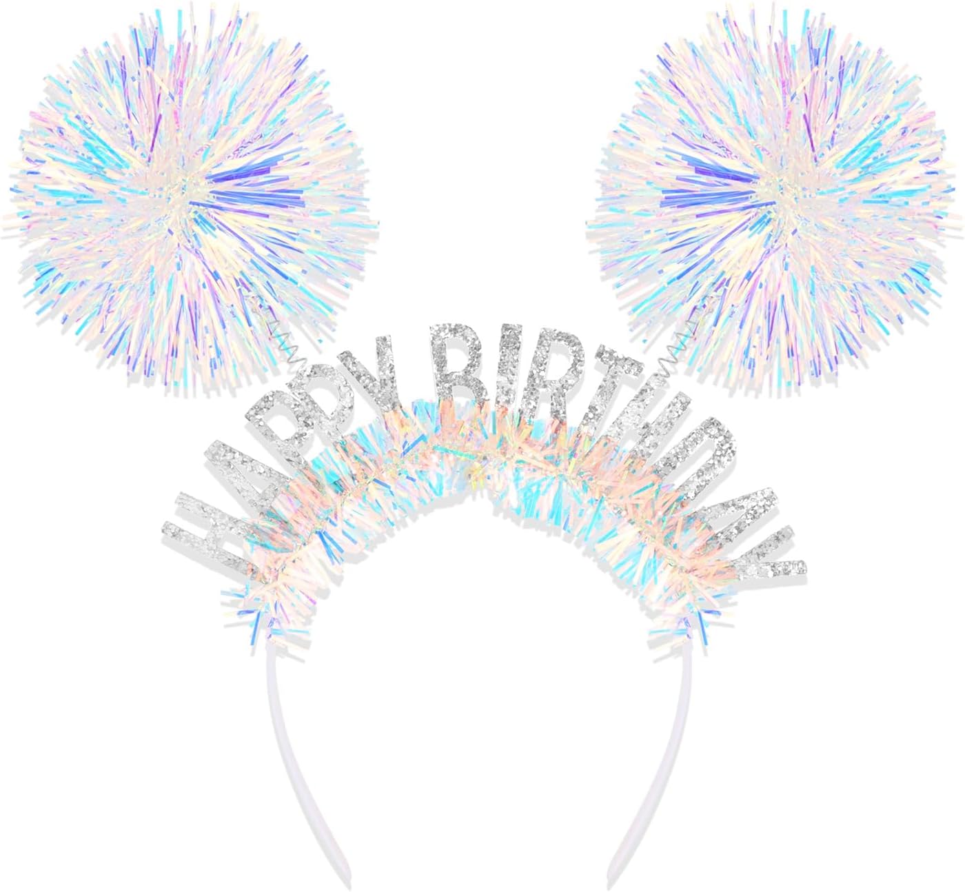 CAVETEE Happy Birthday Crown and Tiara for Women & Girls Party Decorations Gifts