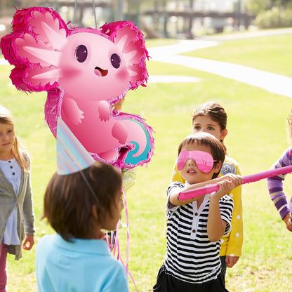 Seematn Capybara Piñata Bundle Capybara Birthday Party Supplies Animal Piñata Bundle with a Blindfold, Bat and Confetti for Birthday Baby Shower Party Decorations