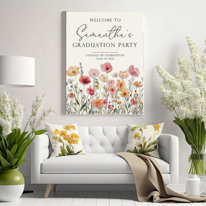 Graduation Party Welcome Sign, Photo Graduation Poster, Graduation Decorations, Grad Party Sign, Grad Welcome Sign, Graduation gift for best friend, Graduation gift for daughter, sister, brother - 1
