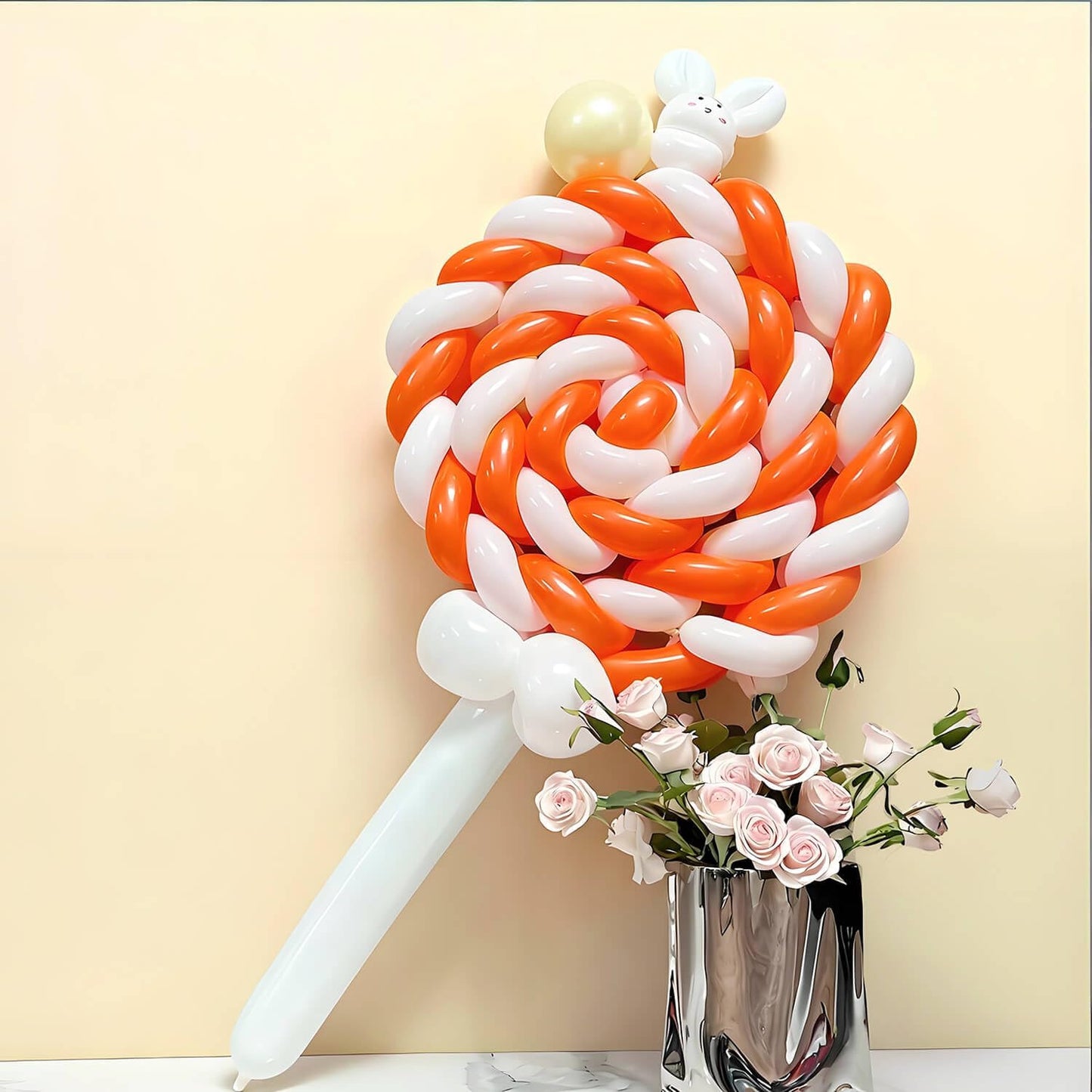 260 Clear Long Balloons for Animals, Thickening Skinny Latex Twisting for Arch Modeling Magic Clown Birthday Wedding Party Decorations 100pcs