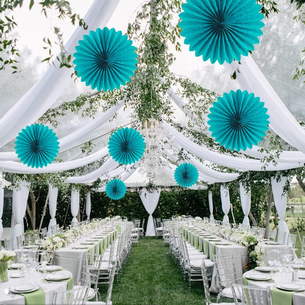 Easy Joy Paper Leaves Decorations for Wall Paper Fans Classroom Decoration Leaves Backdrop Decor Wall Decor,Set of 9