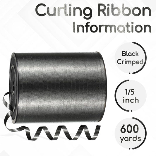 600 Yards Hot Pink Shiny Curling Ribbon 1/5 Inch Hot Pink Balloon String Ribbon for Gift Wrapping Birthday Party Christmas Crafts