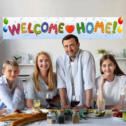 Labakita Welcome Home Banner, Decorations for Hospital/Military/Navy/Marine Corps/Marine Boot-camp/Army/National Guard/Air Force/Housewarming, Welcome Home Sign