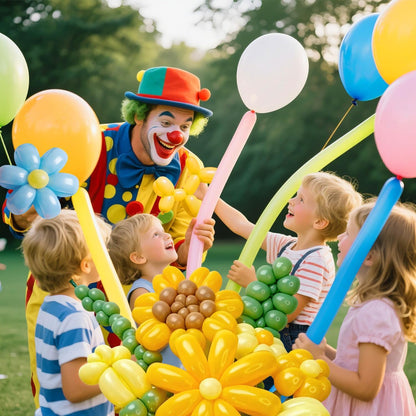 260 Clear Long Balloons for Animals, Thickening Skinny Latex Twisting for Arch Modeling Magic Clown Birthday Wedding Party Decorations 100pcs