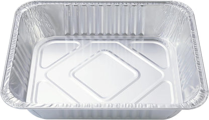 Waytiffer Aluminum Pans 9x13 Disposable Foil Pans (10 Pack) Half Size Deep Steam Table Pans Extra Thick for Baking, Cooking, Roasting, Heating, Serving & Lining Steam-Table Trays
