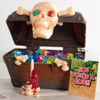 Lost Loot DIY Scavenger Hunt Game - Award Winning Pirate Treasure Like No Other! Hide Skeleton Keys, Set Clues & Find to Unlock Special Chest-150 Indoor Outdoor Clue Cards - 2026 Improved Durable Keys