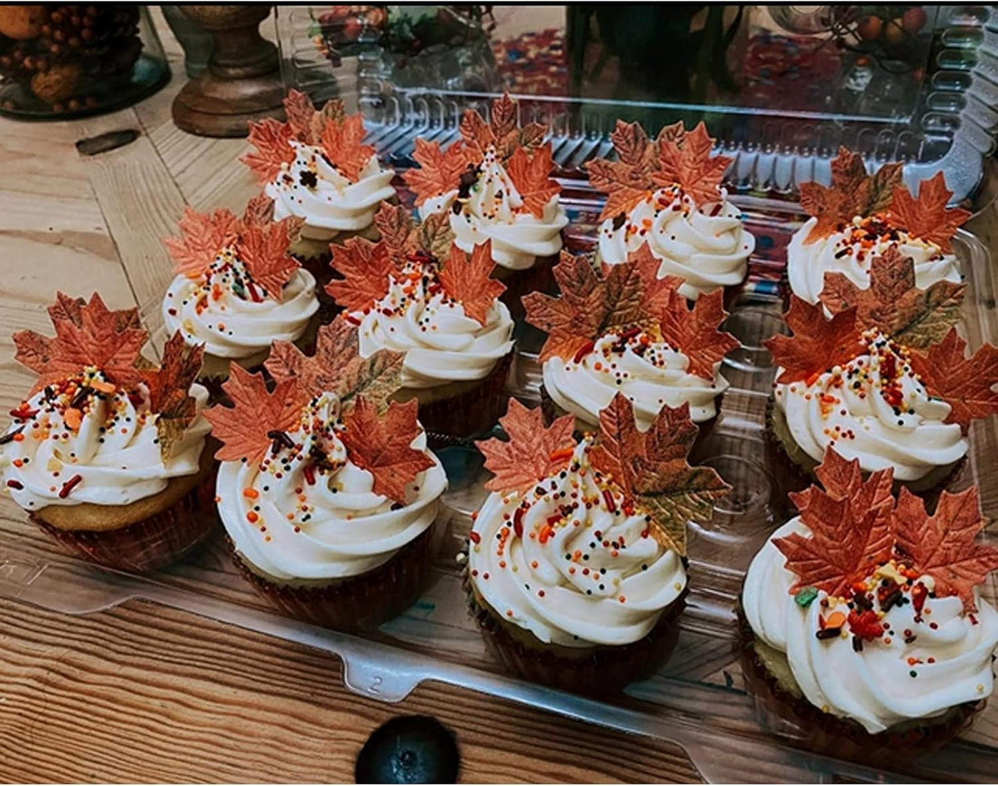 Weraru 58Pcs Edible Butterfly and Flowers Cake Topper Cupcake Toppers Wedding Themed Party Birthday Cake Decoration Mixed Size & Colour