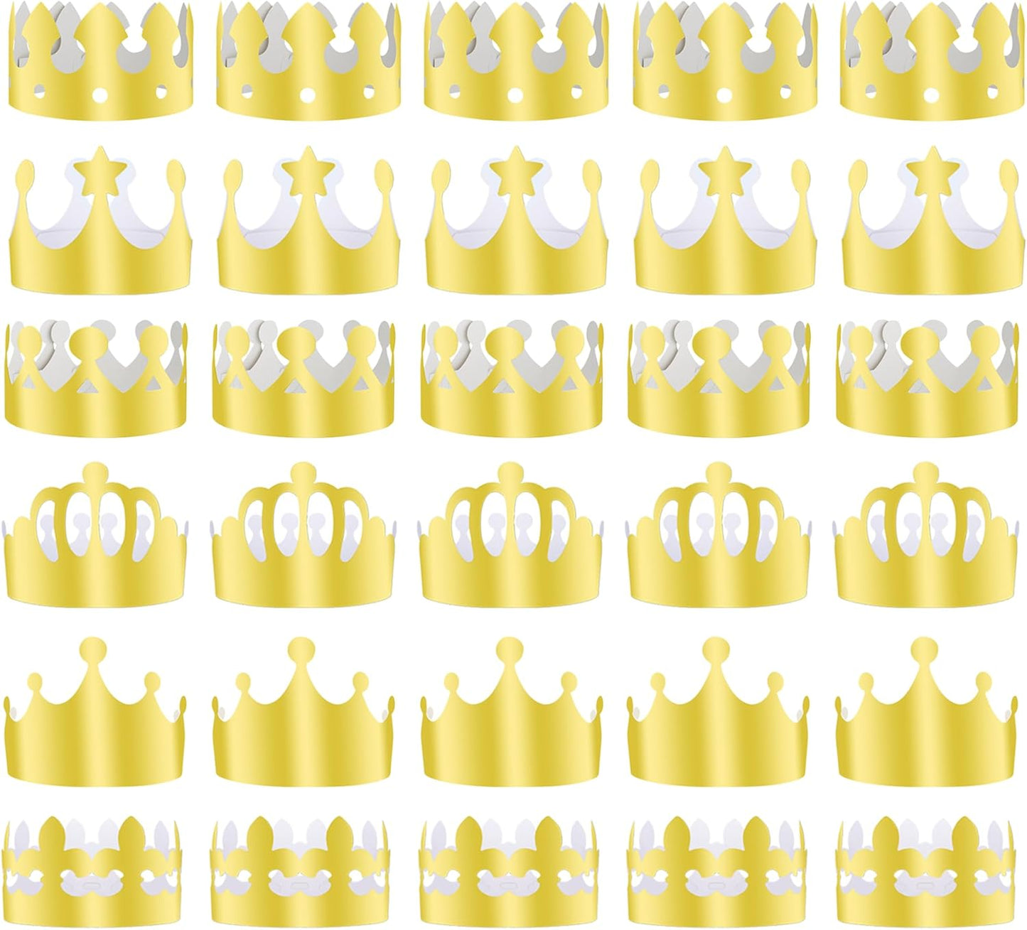 Paper Crowns Hat for Gold Foil Party Hat Birthday Party Baby Shower beauty pageant Photo Props