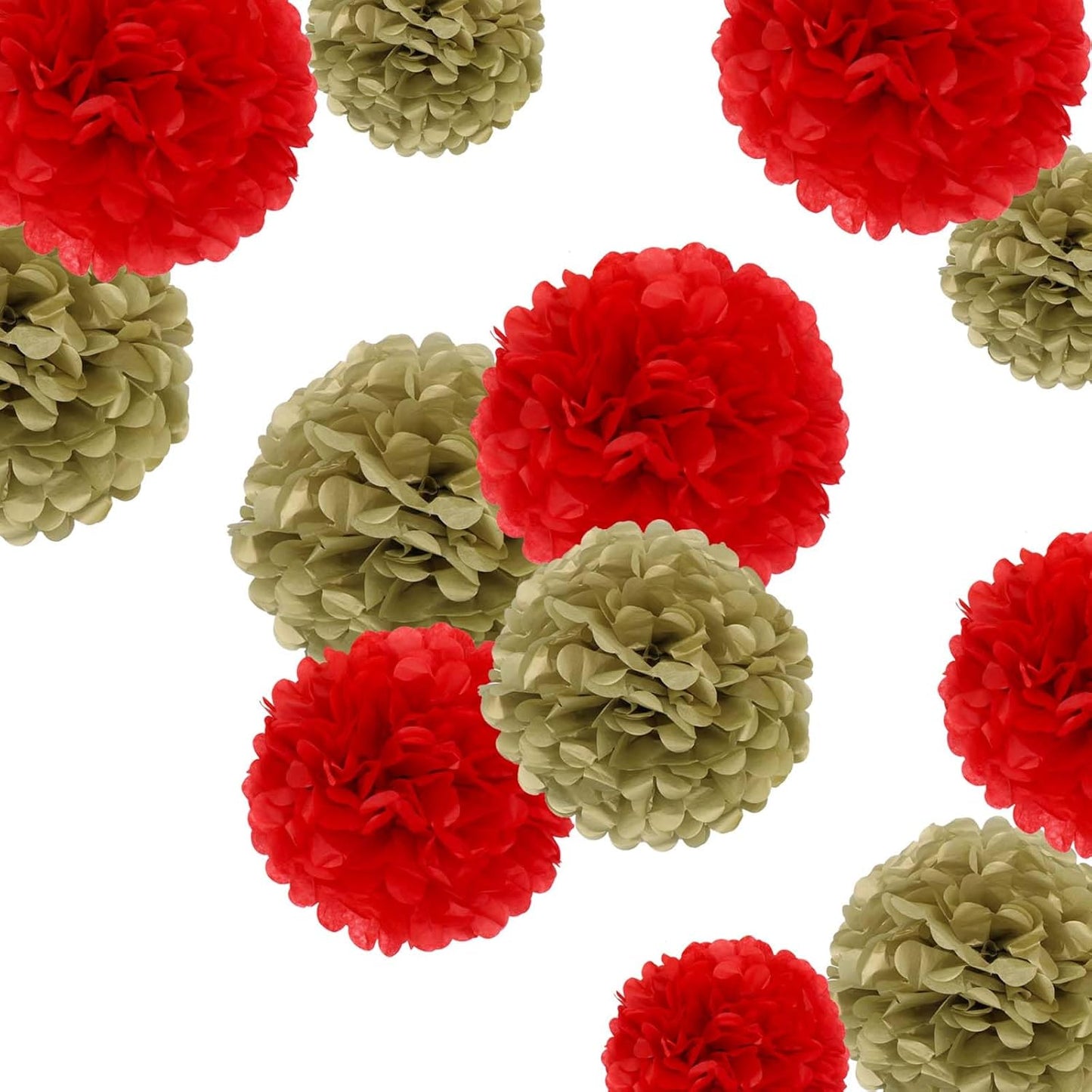 Pastel Tissue Paper Pom Poms Colorful Easter Macaron Kids Birthday Wedding Shower Tissue Flower Hanging Party Supplies(12pcs)
