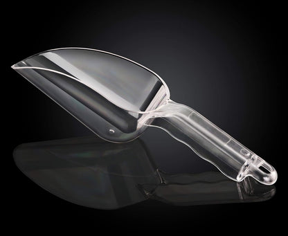 New Star Foodservice Commercial Grade Polycarbonate Plastic Utility Ice Scoop, White, 64 oz