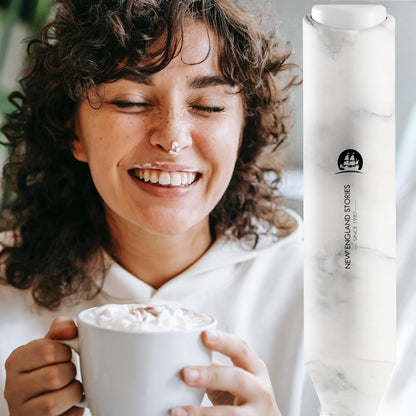 Powerful Milk Frother Wand - Mini Handheld Milk Frother with Stainless Steel Whisk - Battery-Powered Drink Mixer for Coffee, Lattes, Cappuccinos, Matcha - Coffee Enthusiasts Gift - Black