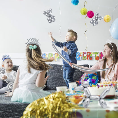 260 Balloons Clear, Thickening Long Balloons for Tying Arch, Twisting Latex Animals Magic Modeling Skinny Birthday Balloon for Kid‘s Party Wedding Decoartion Supply 100pcs