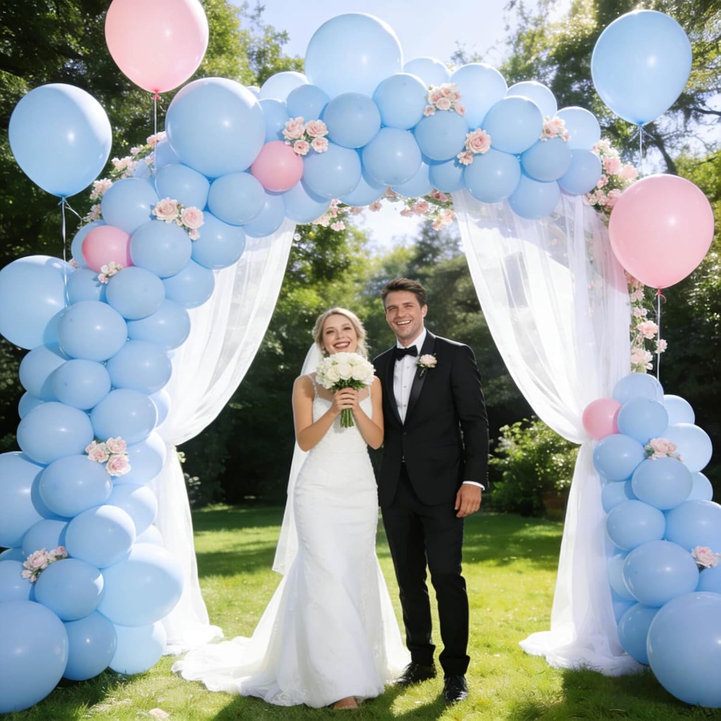 110pcs Black Balloon 12 inch, Black Latex Balloons for Birthday Party Baby Shower Wedding(with 2 Ribbons). - Colors B