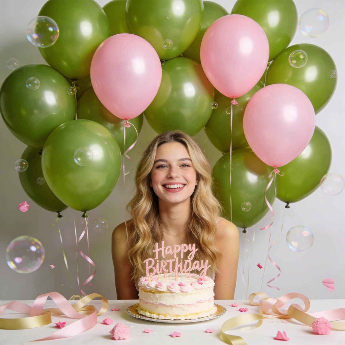 110pcs Black Balloon 12 inch, Black Latex Balloons for Birthday Party Baby Shower Wedding(with 2 Ribbons). - Colors A