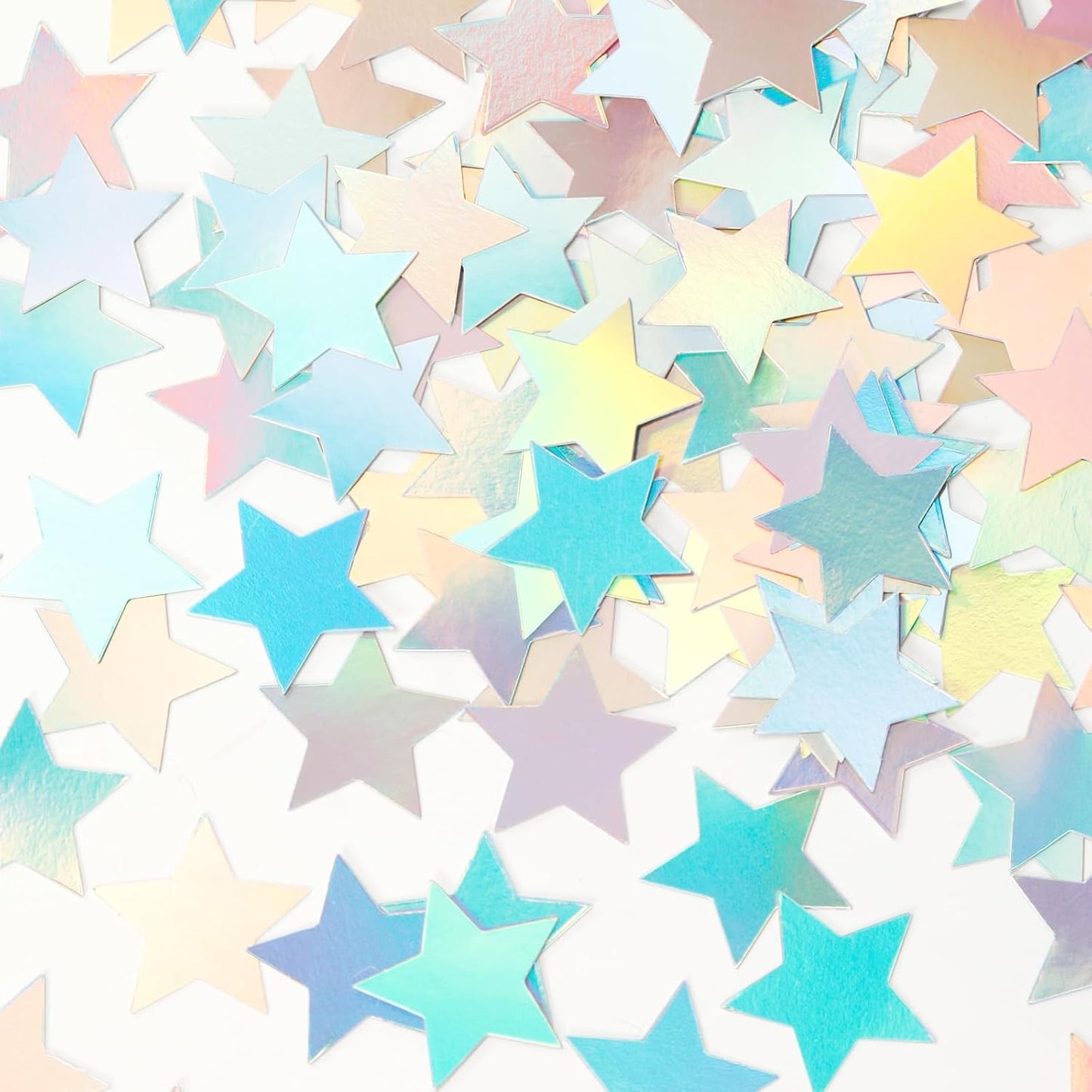 300pcs Navy Blue White Silver Confetti,Glitter Paper decor Twinkle Little Star Table Confetti,Birthday Graduation 2024 Fathers Day Wedding Baby Shower Party Decorations Circle Dots Lasting Surprise
