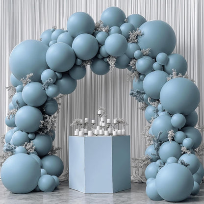 Pearl White Balloon Arch Kit,Double Stuffed Pastel White Cream Ivory Balloons Garland Kit Different Sizes 18/12/10/5 inch White Latex Balloon for Wedding Birthday Bridal Shower Party Decorations