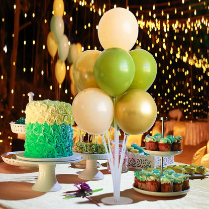 10 Sets of Balloon Stands for Table Balloon Stand Allowing Balloons To Float Without Helium Tank Balloon Holder Decorations for Birthday Party Wedding Festival Christmas