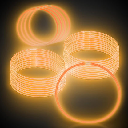 Windy City Novelties 22” Glow Stick Necklaces – 50 Pack for Summer Parties, Camping & July 4th Celebrations (Purple)