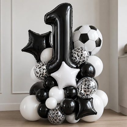 Blue Silver Balloons Set, 12 Inch Blue and Silver Balloons Dark Navy and Confetti Party Latex Balloon, Macaron Metallic Baby Blue Mixed Balloon for Birthday Graduation Baby Shower Wedding Retirement