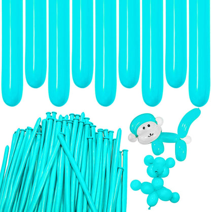 260 Balloons Clear, Thickening Long Balloons for Tying Arch, Twisting Latex Animals Magic Modeling Skinny Birthday Balloon for Kid‘s Party Wedding Decoartion Supply 100pcs