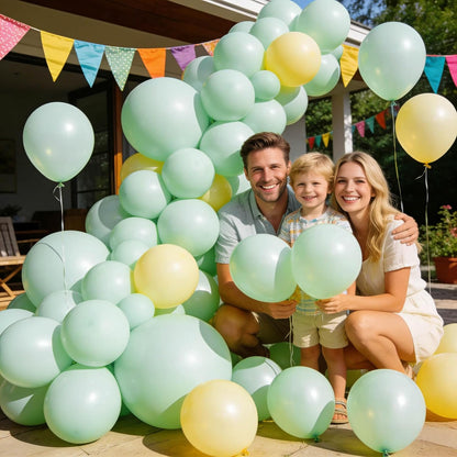 110pcs Black Balloon 12 inch, Black Latex Balloons for Birthday Party Baby Shower Wedding(with 2 Ribbons). - Colors A